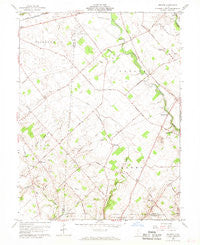 Memphis Ohio Historical topographic map, 1:24000 scale, 7.5 X 7.5 Minute, Year 1961