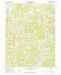 Mercerville Ohio Historical topographic map, 1:24000 scale, 7.5 X 7.5 Minute, Year 1961
