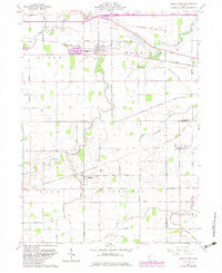 Middle Point Ohio Historical topographic map, 1:24000 scale, 7.5 X 7.5 Minute, Year 1960