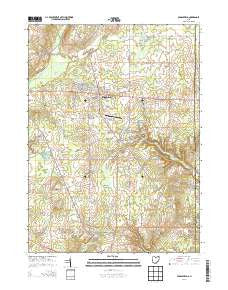 Middlefield Ohio Historical topographic map, 1:24000 scale, 7.5 X 7.5 Minute, Year 2013
