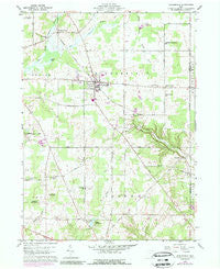 Middlefield Ohio Historical topographic map, 1:24000 scale, 7.5 X 7.5 Minute, Year 1959