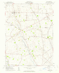 Midway Ohio Historical topographic map, 1:24000 scale, 7.5 X 7.5 Minute, Year 1961