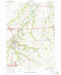 Milan Ohio Historical topographic map, 1:24000 scale, 7.5 X 7.5 Minute, Year 1969