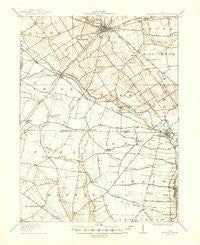 Milford Center Ohio Historical topographic map, 1:62500 scale, 15 X 15 Minute, Year 1916