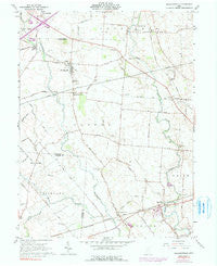 Milledgeville Ohio Historical topographic map, 1:24000 scale, 7.5 X 7.5 Minute, Year 1961
