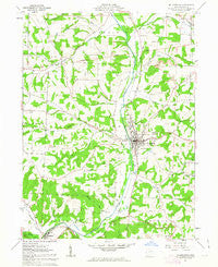 Millersburg Ohio Historical topographic map, 1:24000 scale, 7.5 X 7.5 Minute, Year 1961