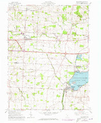 Millersport Ohio Historical topographic map, 1:24000 scale, 7.5 X 7.5 Minute, Year 1961