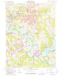 Mineral City Ohio Historical topographic map, 1:24000 scale, 7.5 X 7.5 Minute, Year 1961