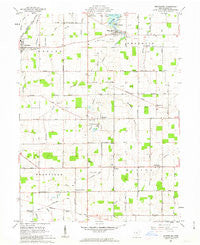 Montezuma Ohio Historical topographic map, 1:24000 scale, 7.5 X 7.5 Minute, Year 1961