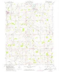 Montezuma Ohio Historical topographic map, 1:24000 scale, 7.5 X 7.5 Minute, Year 1961