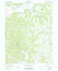 Morgantown Ohio Historical topographic map, 1:24000 scale, 7.5 X 7.5 Minute, Year 1961