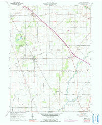 Morral Ohio Historical topographic map, 1:24000 scale, 7.5 X 7.5 Minute, Year 1960