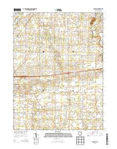 Moulton Ohio Historical topographic map, 1:24000 scale, 7.5 X 7.5 Minute, Year 2013
