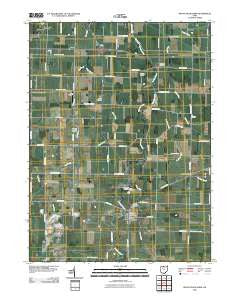 Mount Blanchard Ohio Historical topographic map, 1:24000 scale, 7.5 X 7.5 Minute, Year 2010