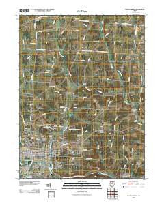 Mount Vernon Ohio Historical topographic map, 1:24000 scale, 7.5 X 7.5 Minute, Year 2010