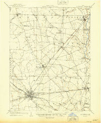 Mt Sterling Ohio Historical topographic map, 1:62500 scale, 15 X 15 Minute, Year 1906