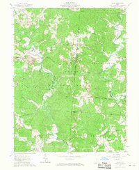 Mulga Ohio Historical topographic map, 1:24000 scale, 7.5 X 7.5 Minute, Year 1961