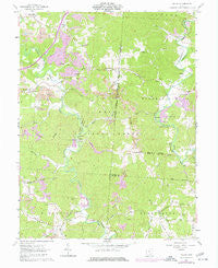 Mulga Ohio Historical topographic map, 1:24000 scale, 7.5 X 7.5 Minute, Year 1961