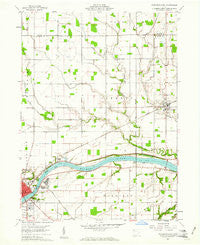 Napoleon East Ohio Historical topographic map, 1:24000 scale, 7.5 X 7.5 Minute, Year 1960