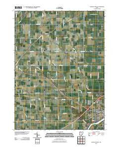 Napoleon West Ohio Historical topographic map, 1:24000 scale, 7.5 X 7.5 Minute, Year 2010