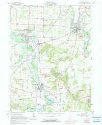 Navarre Ohio Historical topographic map, 1:24000 scale, 7.5 X 7.5 Minute, Year 1961