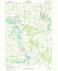 Navarre Ohio Historical topographic map, 1:24000 scale, 7.5 X 7.5 Minute, Year 1961
