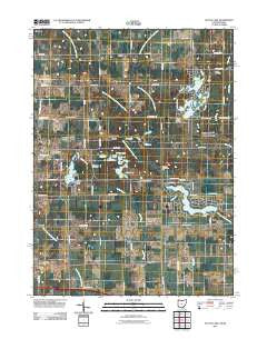 Nettle Lake Ohio Historical topographic map, 1:24000 scale, 7.5 X 7.5 Minute, Year 2011