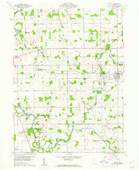 Nevada Ohio Historical topographic map, 1:24000 scale, 7.5 X 7.5 Minute, Year 1960