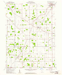 New Bavaria Ohio Historical topographic map, 1:24000 scale, 7.5 X 7.5 Minute, Year 1960