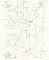 New Bavaria Ohio Historical topographic map, 1:24000 scale, 7.5 X 7.5 Minute, Year 1960