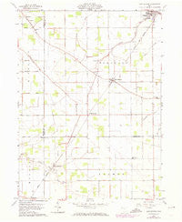 New Bavaria Ohio Historical topographic map, 1:24000 scale, 7.5 X 7.5 Minute, Year 1960