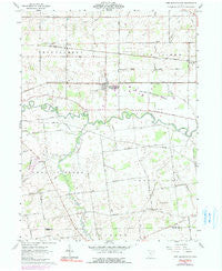 New Bloomington Ohio Historical topographic map, 1:24000 scale, 7.5 X 7.5 Minute, Year 1961