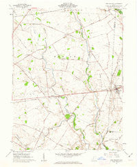 New Holland Ohio Historical topographic map, 1:24000 scale, 7.5 X 7.5 Minute, Year 1961