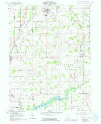 New Knoxville Ohio Historical topographic map, 1:24000 scale, 7.5 X 7.5 Minute, Year 1961