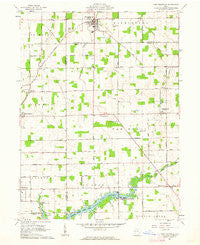 New Knoxville Ohio Historical topographic map, 1:24000 scale, 7.5 X 7.5 Minute, Year 1961