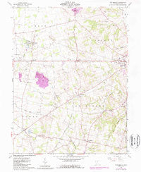 New Market Ohio Historical topographic map, 1:24000 scale, 7.5 X 7.5 Minute, Year 1960