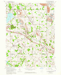 New Middletown Ohio Historical topographic map, 1:24000 scale, 7.5 X 7.5 Minute, Year 1963
