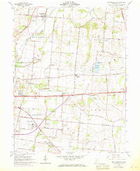 New Moorefield Ohio Historical topographic map, 1:24000 scale, 7.5 X 7.5 Minute, Year 1961