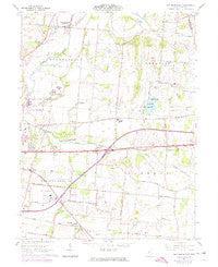 New Moorefield Ohio Historical topographic map, 1:24000 scale, 7.5 X 7.5 Minute, Year 1961