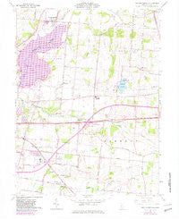 New Moorefield Ohio Historical topographic map, 1:24000 scale, 7.5 X 7.5 Minute, Year 1961