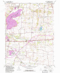 New Moorefield Ohio Historical topographic map, 1:24000 scale, 7.5 X 7.5 Minute, Year 1961