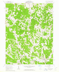 New Plymouth Ohio Historical topographic map, 1:24000 scale, 7.5 X 7.5 Minute, Year 1961