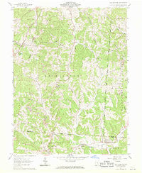 New Plymouth Ohio Historical topographic map, 1:24000 scale, 7.5 X 7.5 Minute, Year 1961
