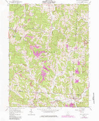 New Plymouth Ohio Historical topographic map, 1:24000 scale, 7.5 X 7.5 Minute, Year 1961