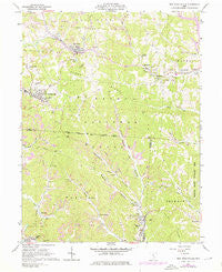 New Straitsville Ohio Historical topographic map, 1:24000 scale, 7.5 X 7.5 Minute, Year 1961