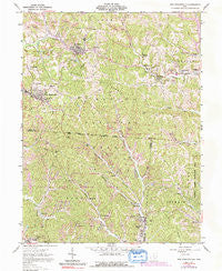 New Straitsville Ohio Historical topographic map, 1:24000 scale, 7.5 X 7.5 Minute, Year 1961