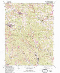 New Straitsville Ohio Historical topographic map, 1:24000 scale, 7.5 X 7.5 Minute, Year 1961