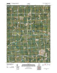 New Bloomington Ohio Historical topographic map, 1:24000 scale, 7.5 X 7.5 Minute, Year 2010