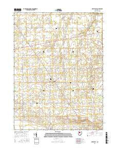 New Riegel Ohio Current topographic map, 1:24000 scale, 7.5 X 7.5 Minute, Year 2016