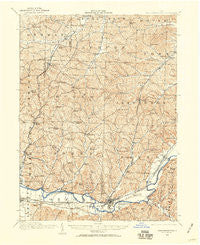 Newcomerstown Ohio Historical topographic map, 1:62500 scale, 15 X 15 Minute, Year 1911